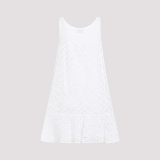  겐조 숏 원피스 FE52RO2599K1 02 BLANC CASSE - KENZO