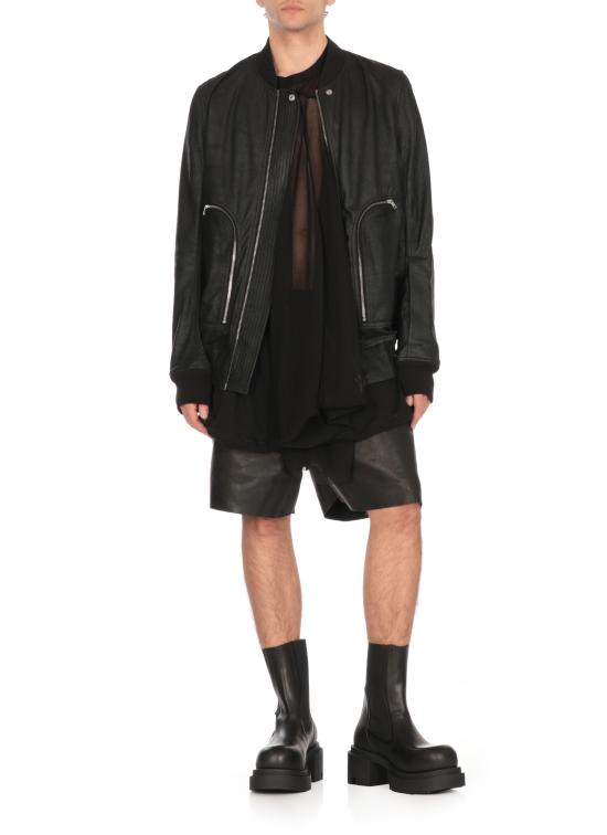 25SS 릭 오웬스 봄버 자켓 RU01E5771 LBA09 Black - RICK OWENS