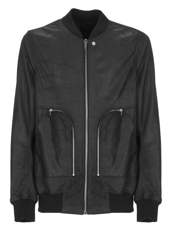 25SS 릭 오웬스 봄버 자켓 RU01E5771 LBA09 Black