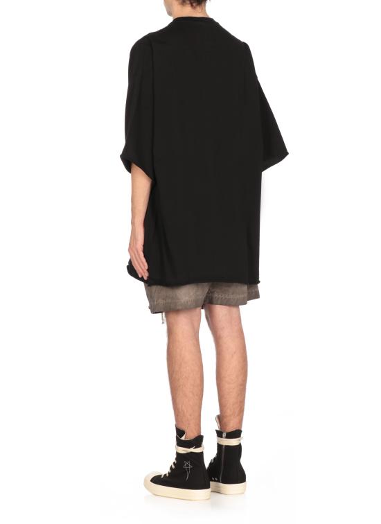 25SS 릭 오웬스 반팔 티셔츠 RU01E5283 JA09 Black - RICK OWENS