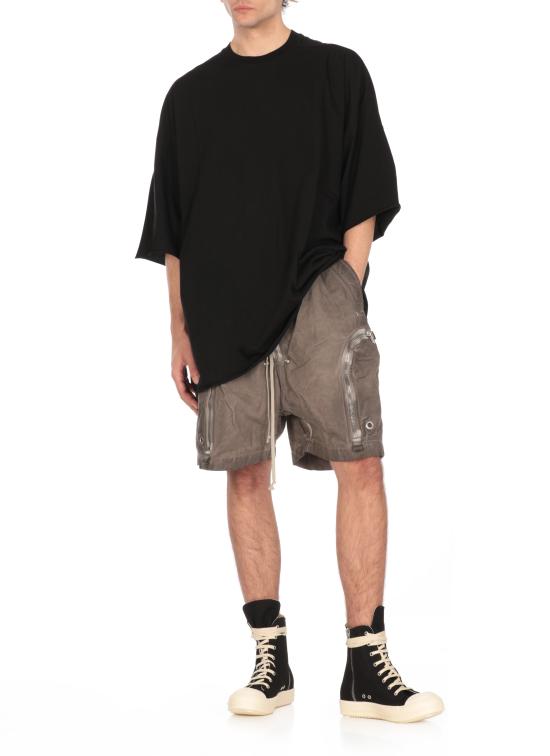 25SS 릭 오웬스 반팔 티셔츠 RU01E5283 JA09 Black - RICK OWENS