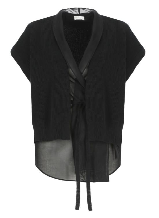 25SS 브루넬로 쿠치넬리 베스트 M19257716 C101 Black