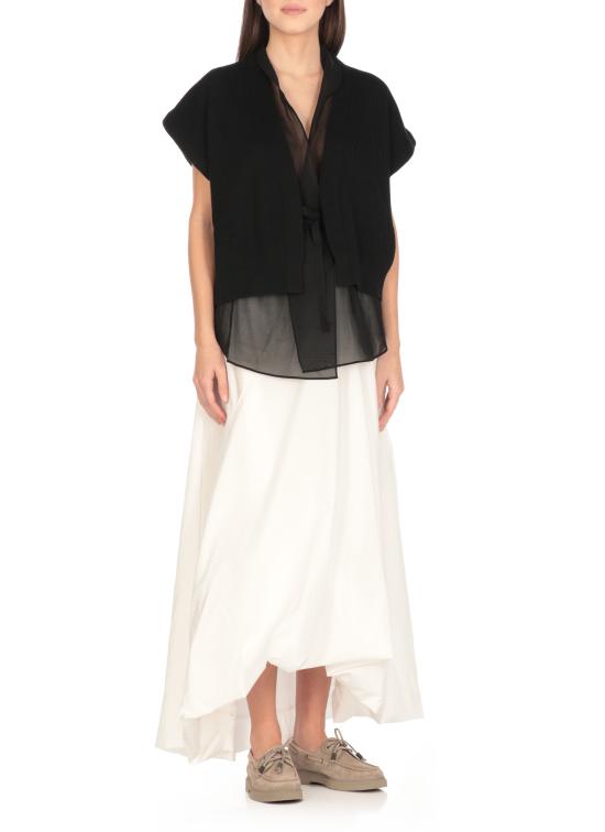 25SS 브루넬로 쿠치넬리 베스트 M19257716 C101 Black - BRUNELLO CUCINELLI