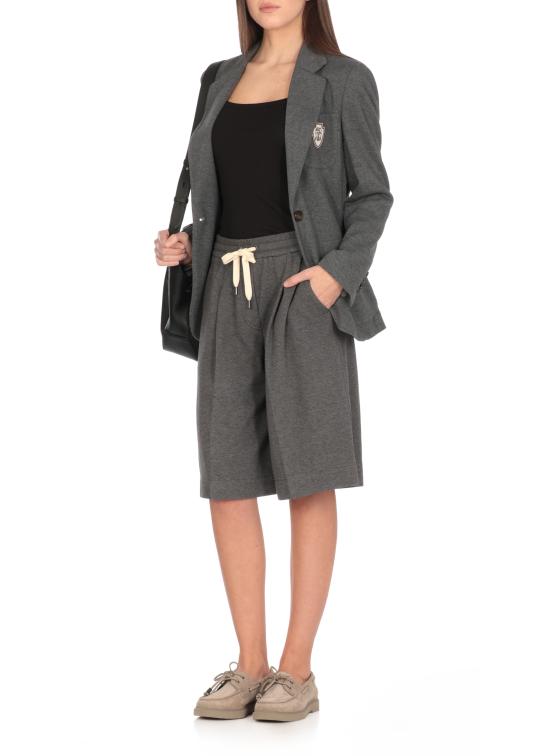 25SS 브루넬로 쿠치넬리 숏팬츠 MG927VD169 C080 Grey - BRUNELLO CUCINELLI