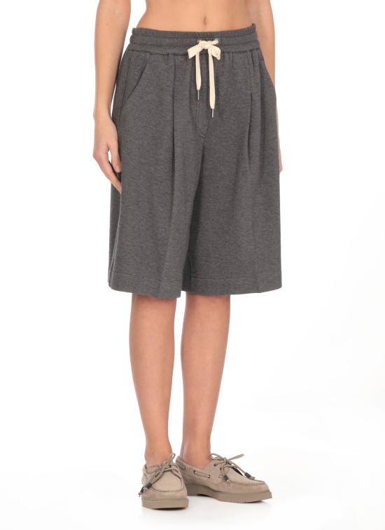 25SS 브루넬로 쿠치넬리 숏팬츠 MG927VD169 C080 Grey - BRUNELLO CUCINELLI