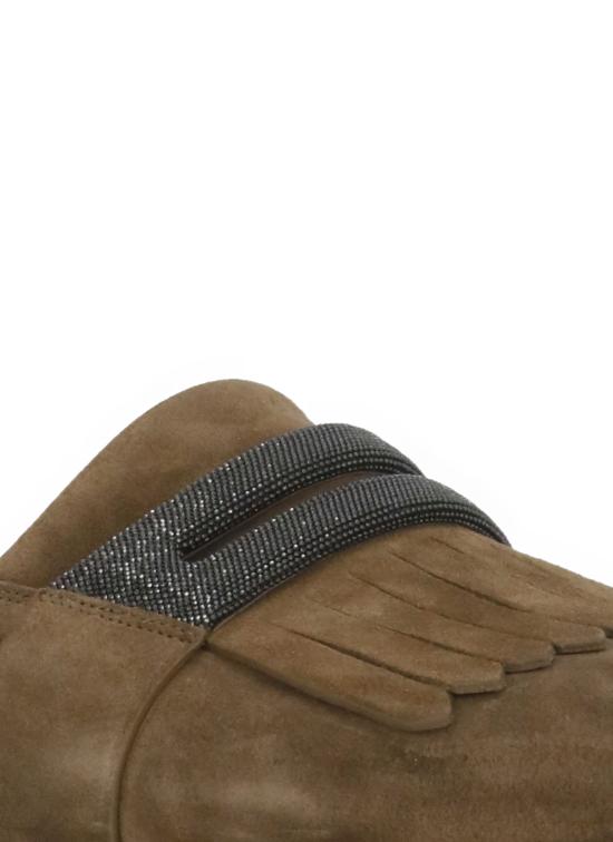 25SS 브루넬로 쿠치넬리 뮬/슬리퍼 MZSFG2877 C7495 Brown - BRUNELLO CUCINELLI