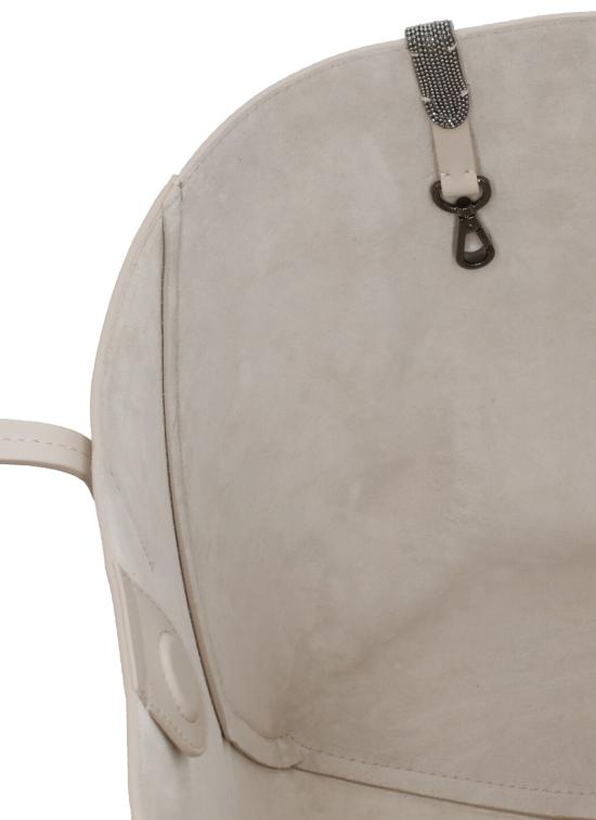 25SS 브루넬로 쿠치넬리 토트백 MBHED2573 C8905 Ivory - BRUNELLO CUCINELLI