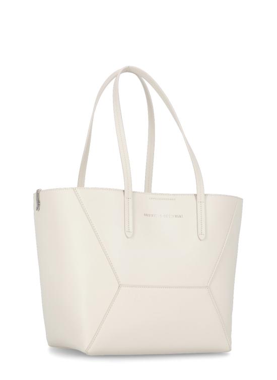 25SS 브루넬로 쿠치넬리 토트백 MBHED2573 C8905 Ivory - BRUNELLO CUCINELLI