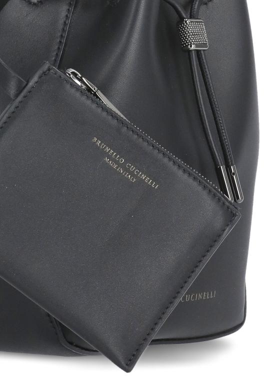 25SS 브루넬로 쿠치넬리 숄더백 MBHED2678 C101 Black - BRUNELLO CUCINELLI