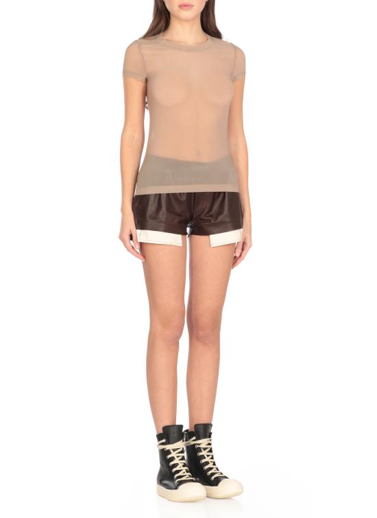 25SS 릭 오웬스 반팔 티셔츠 RP01E7235 BZ64 Pink - RICK OWENS