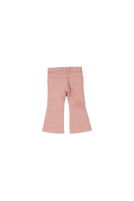 25SS [주니어] 게스 스트레이트 팬츠 K5RB05 WE620 G6L1 Pink - GUESS