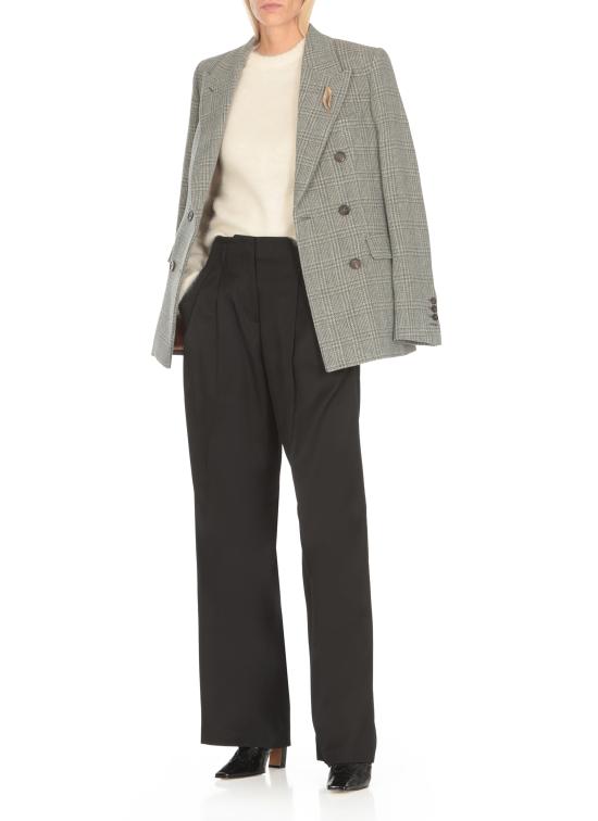 25SS 골든구스 스트레이트 팬츠 GWP01203 P001546 90100 GOLDEN Black - GOLDEN GOOSE