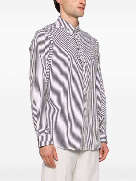  랄프 로렌 긴팔 셔츠 710929344 011 Brown - RALPH LAUREN