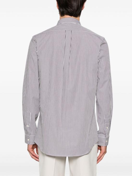  랄프 로렌 긴팔 셔츠 710929344 011 Brown - RALPH LAUREN