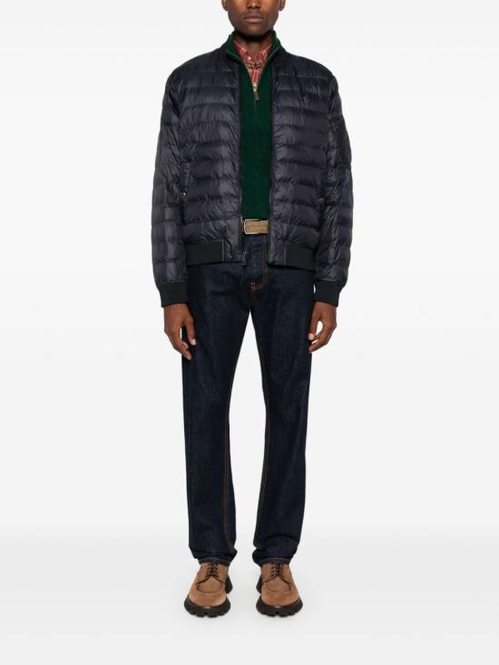  랄프 로렌 봄버 자켓 710949961 002 Black - RALPH LAUREN