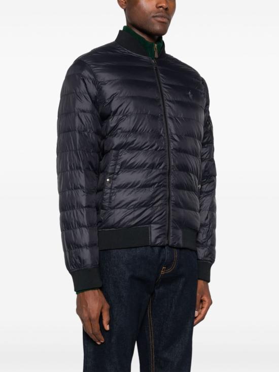  랄프 로렌 봄버 자켓 710949961 002 Black - RALPH LAUREN