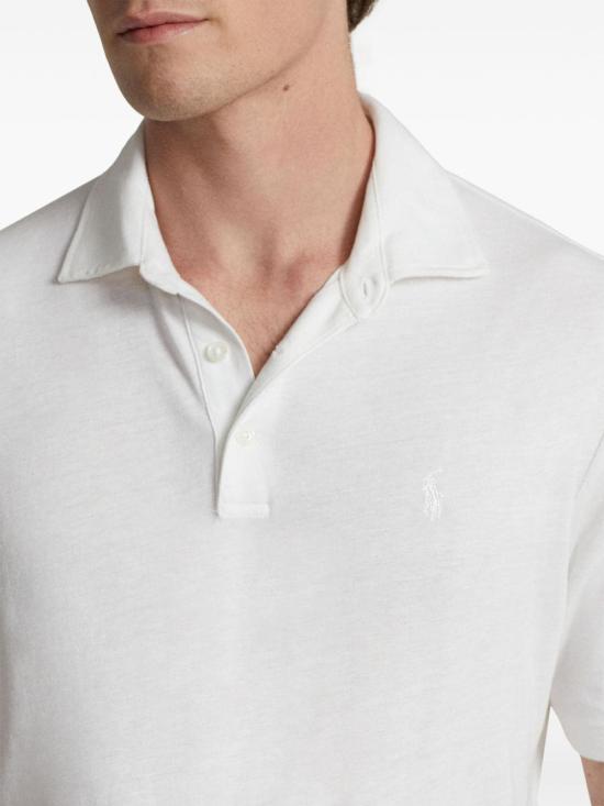  랄프 로렌 폴로 티셔츠 710933390 006 White - RALPH LAUREN