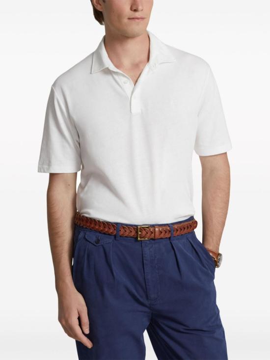  랄프 로렌 폴로 티셔츠 710933390 006 White - RALPH LAUREN