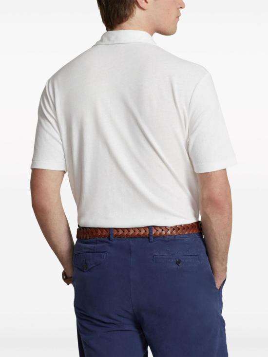  랄프 로렌 폴로 티셔츠 710933390 006 White - RALPH LAUREN