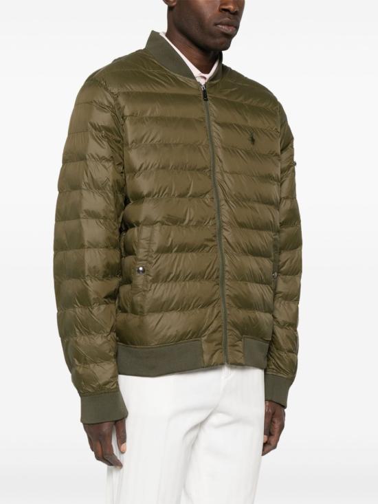  랄프 로렌 봄버 자켓 710949961 001 Green - RALPH LAUREN