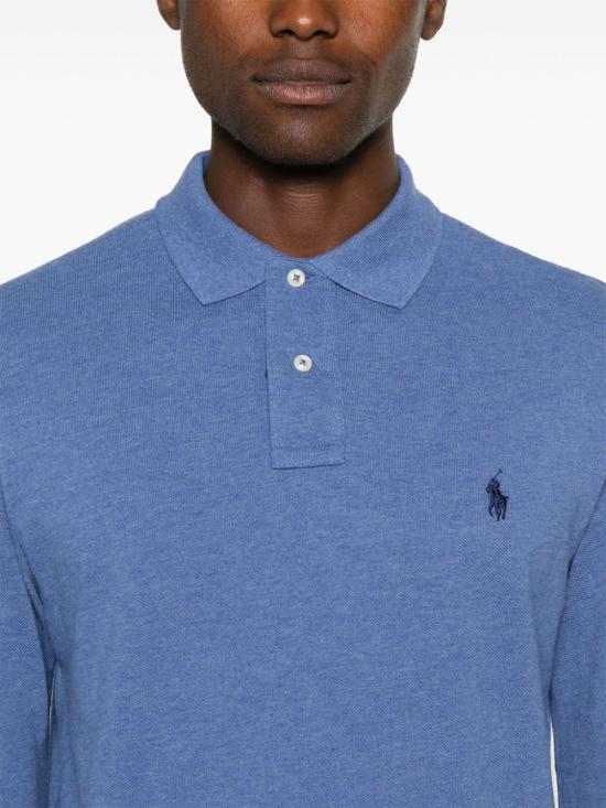  랄프 로렌 폴로 티셔츠 710680790 119 Blue - RALPH LAUREN