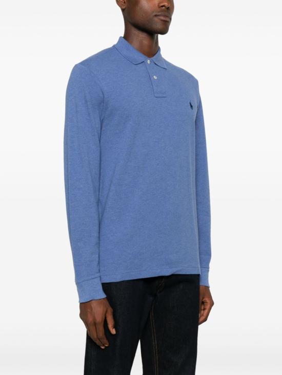  랄프 로렌 폴로 티셔츠 710680790 119 Blue - RALPH LAUREN