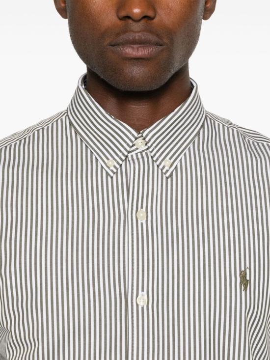  랄프 로렌 긴팔 셔츠 710929344 012 Green - RALPH LAUREN