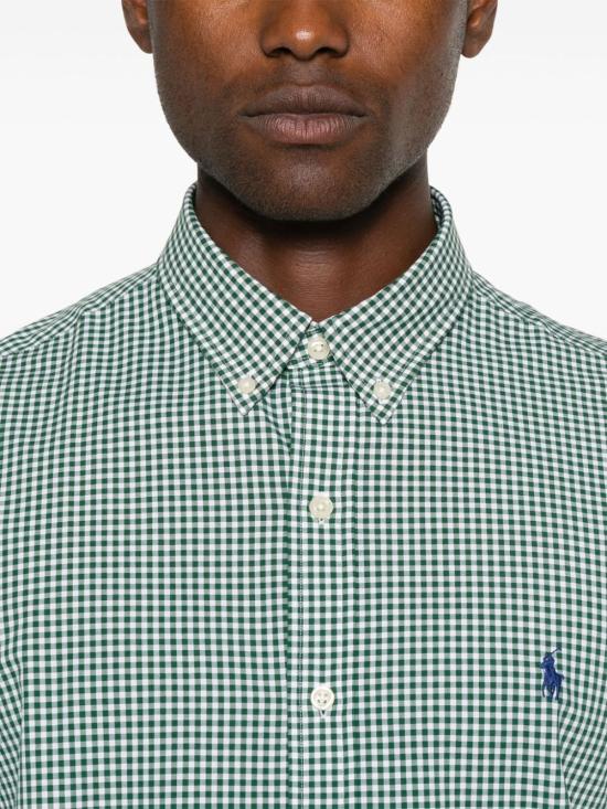  랄프 로렌 긴팔 셔츠 710929345 009 Green - RALPH LAUREN