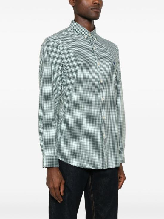  랄프 로렌 긴팔 셔츠 710929345 009 Green - RALPH LAUREN
