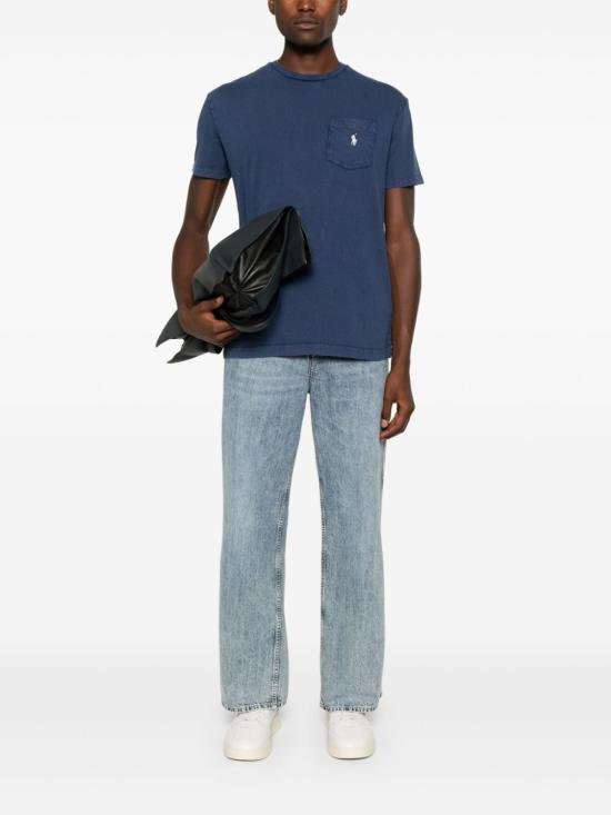  랄프 로렌 반팔 티셔츠 710835756 028 NAVY - RALPH LAUREN