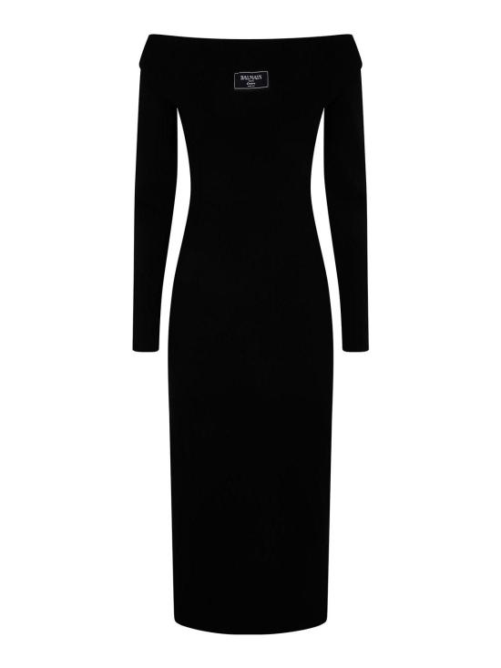 25SS 발망 롱 원피스 EF1RL109KH820PA Black