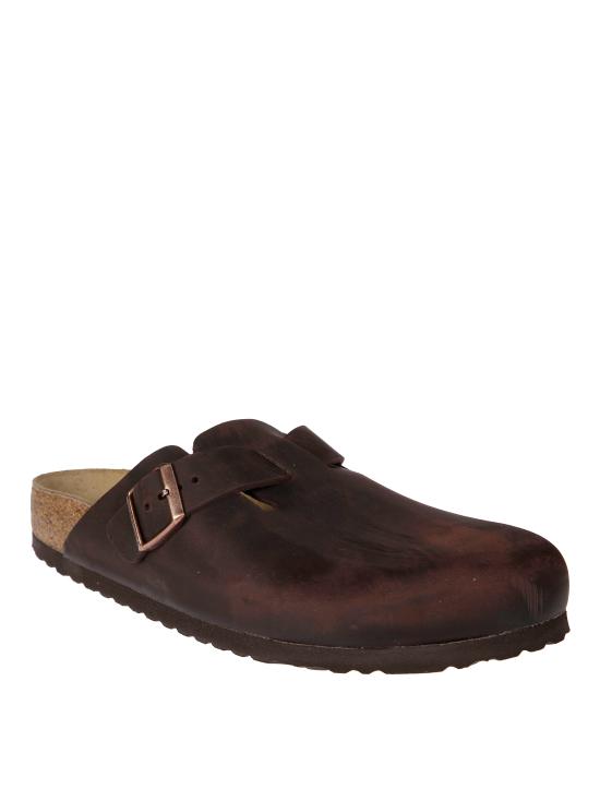 26SS 버켄스탁 보스턴 오일드 레더 클로그 860133 HABANA MARRONE - BIRKENSTOCK