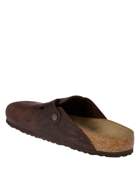 26SS 버켄스탁 보스턴 오일드 레더 클로그 860133 HABANA MARRONE - BIRKENSTOCK