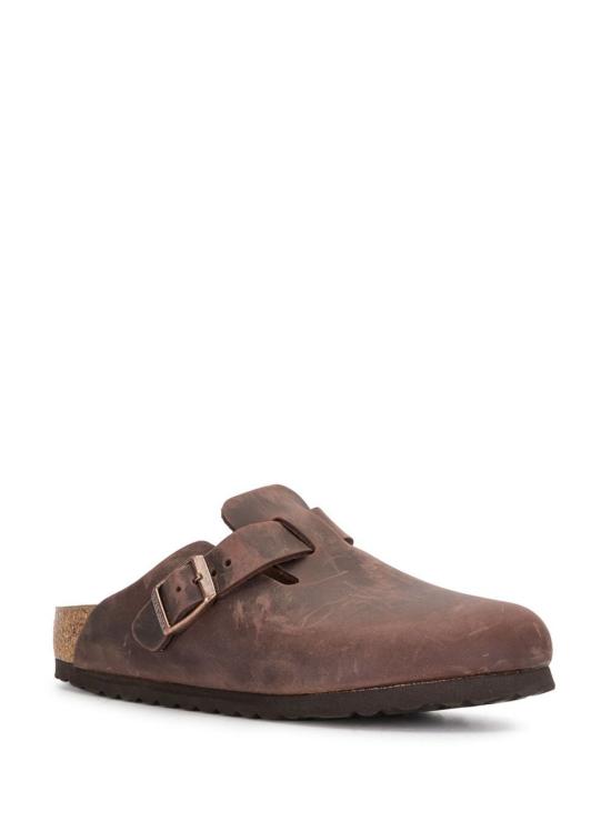 26SS 버켄스탁 보스턴 오일드 레더 클로그 860133 HABANA MARRONE - BIRKENSTOCK