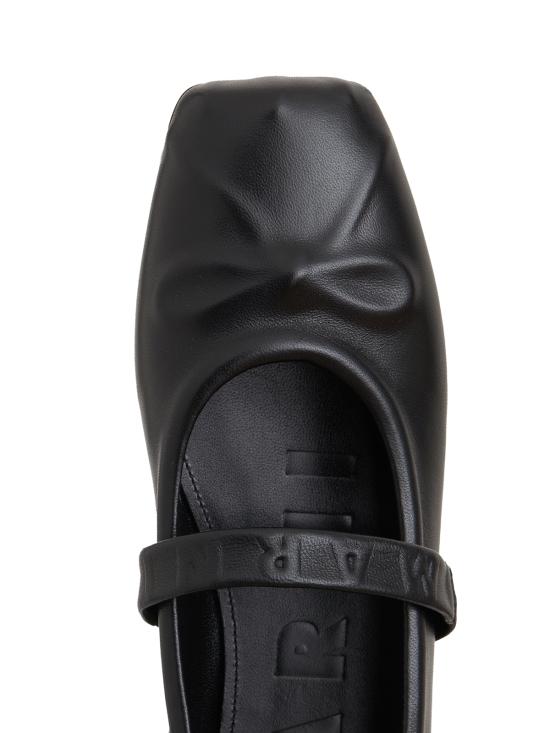 25FW 마르니 플랫 슈즈 LMJMS007700P362800N99 Black - MARNI