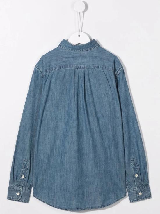 25SS [키즈] 랄프 로렌 셔츠 323713843 001 DK BLUE - RALPH LAUREN