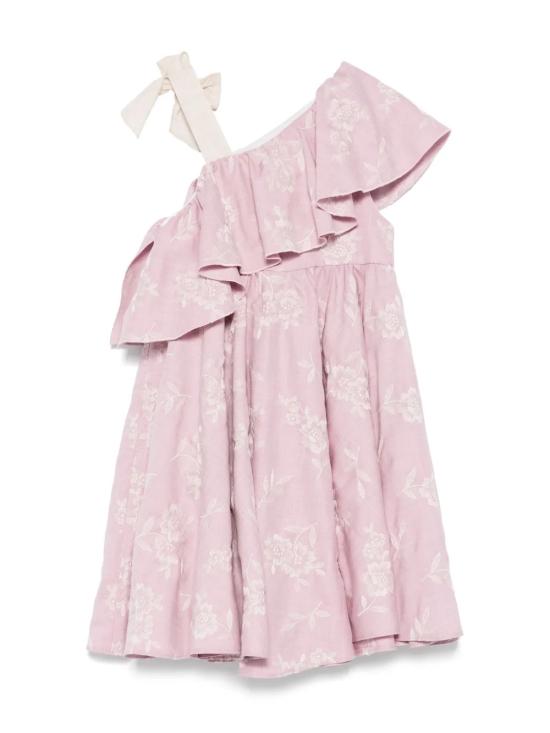 25SS [주니어] 라스투펜데리아 원피스 TJAB74 I05 Lilac - LA STUPENDERIA