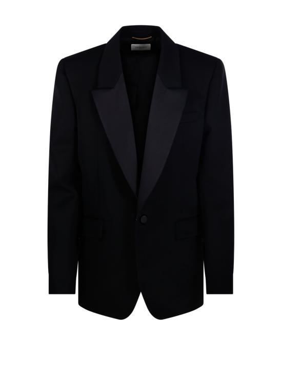 25SS 생로랑 수트 자켓 818718 Y7E63 1000 NOIR