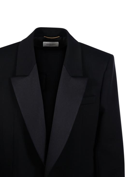 25SS 생로랑 수트 자켓 818718 Y7E63 1000 NOIR - SAINT LAURENT