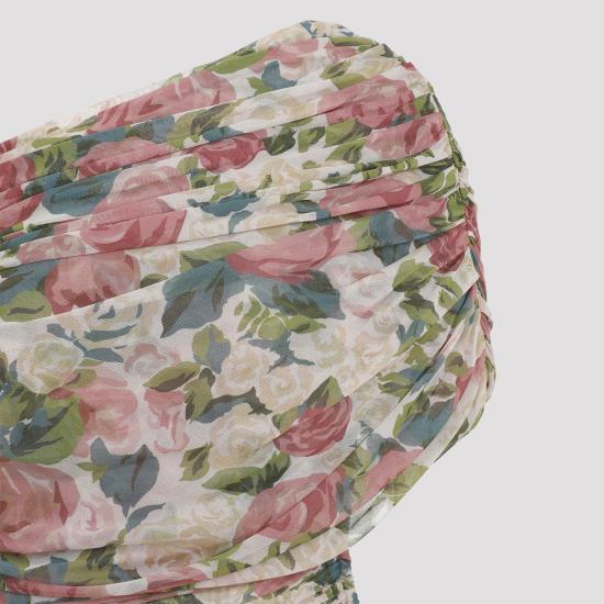  생로랑 숏 원피스 781340 Y5I71 8290 MULTICOLOUR - SAINT LAURENT