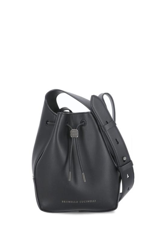 25SS 브루넬로 쿠치넬리 숄더백 MBHED2678C101 Black