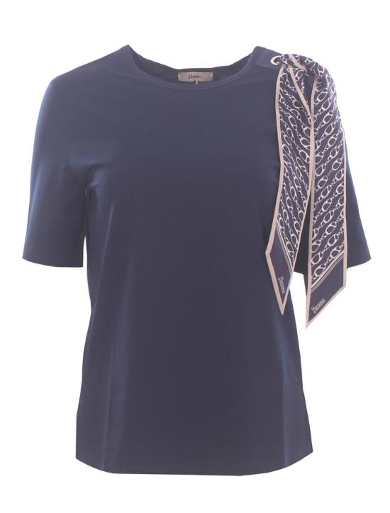 25SS 에르노 반팔 티셔츠 JG000276D520039292 BLUE