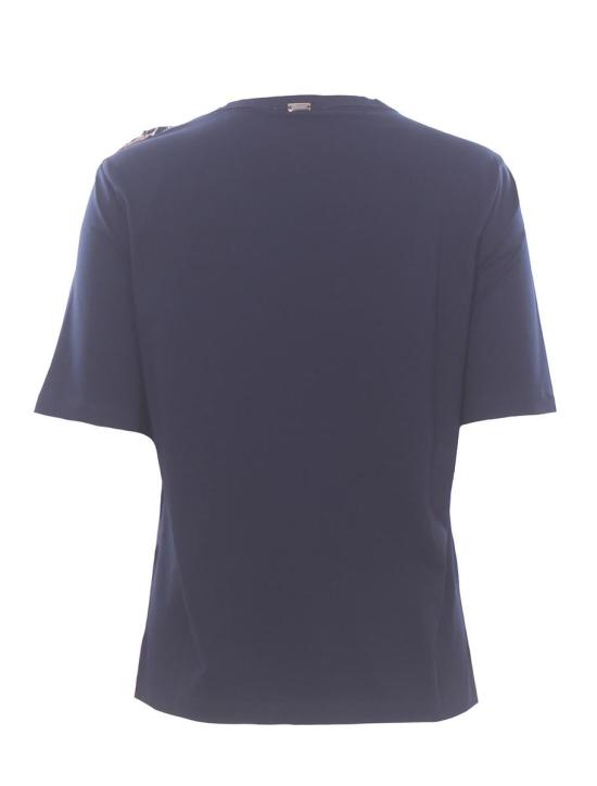 25SS 에르노 반팔 티셔츠 JG000276D520039292 BLUE - HERNO