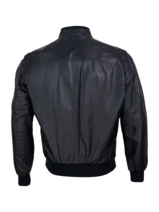 25FW 발바 봄버 자켓 FOX 4820006 BLUE - BARBA