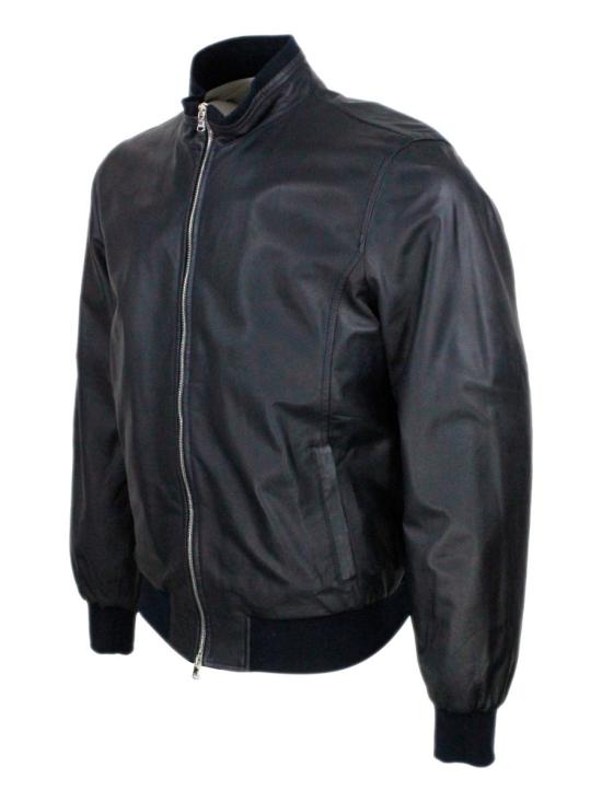 25FW 발바 봄버 자켓 FOX 4820006 BLUE - BARBA