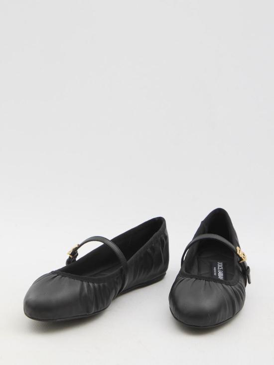 25SS 돌체앤가바나 플랫 슈즈 39241377 CB0257 AD137 8B956 Black - DOLCE & GABBANA