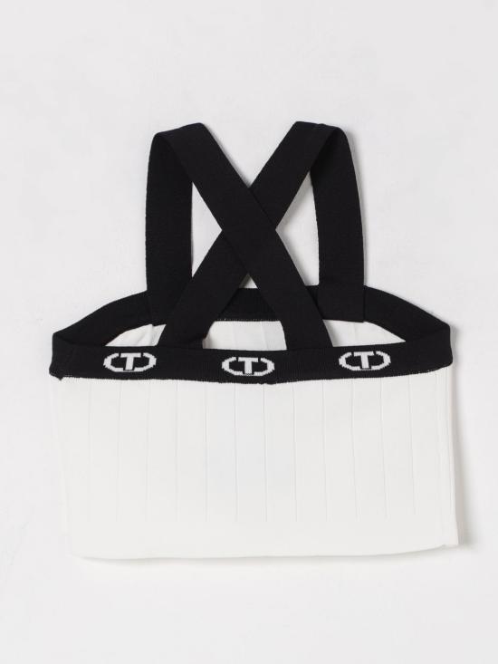 25FW [키즈] 트윈셋 탑 251GJ3QW2 02849 White - TWINSET