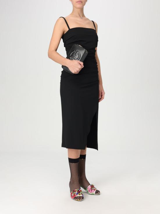 25SS 돌체앤가바나 미디 원피스 F6JMHTFUIBF N0000 Black - DOLCE & GABBANA