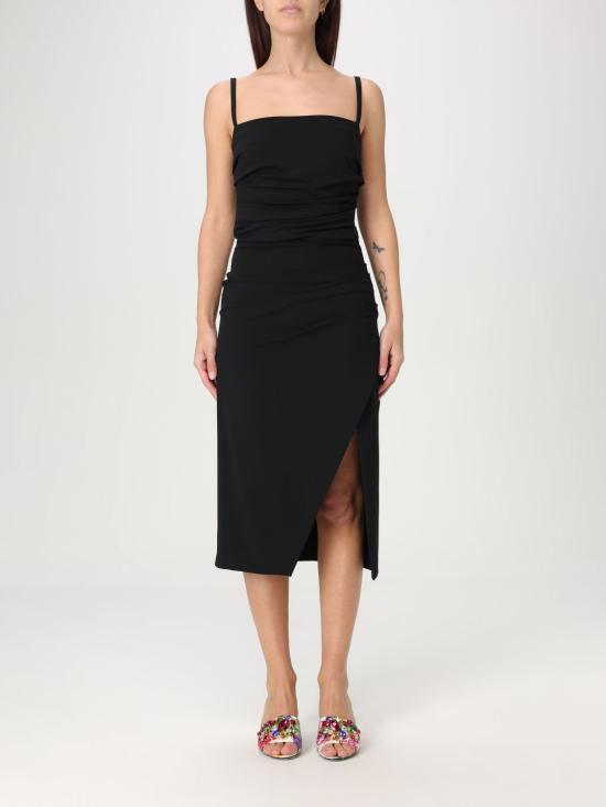 25SS 돌체앤가바나 미디 원피스 F6JMHTFUIBF N0000 Black