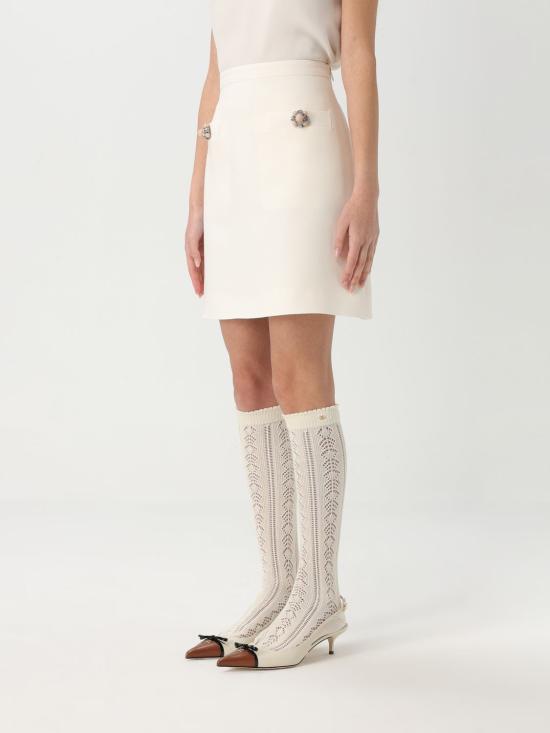 25FW 발렌티노 가라바니 스커트 6B3RACH71CF A03 Ivory - VALENTINO GARAVANI